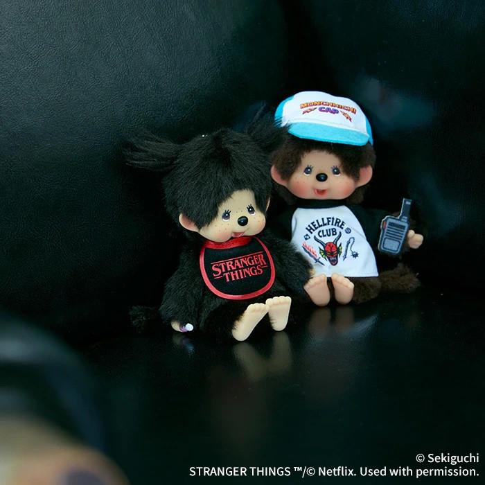Monchhichi x Stranger Things Keychain Hellfire Club Ver. Plush Mascot PSL