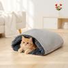 Soft Self Heating Cat Bed Warm Dog Thermal Nest Cave-style Pet Sleeping Mat  Winter
