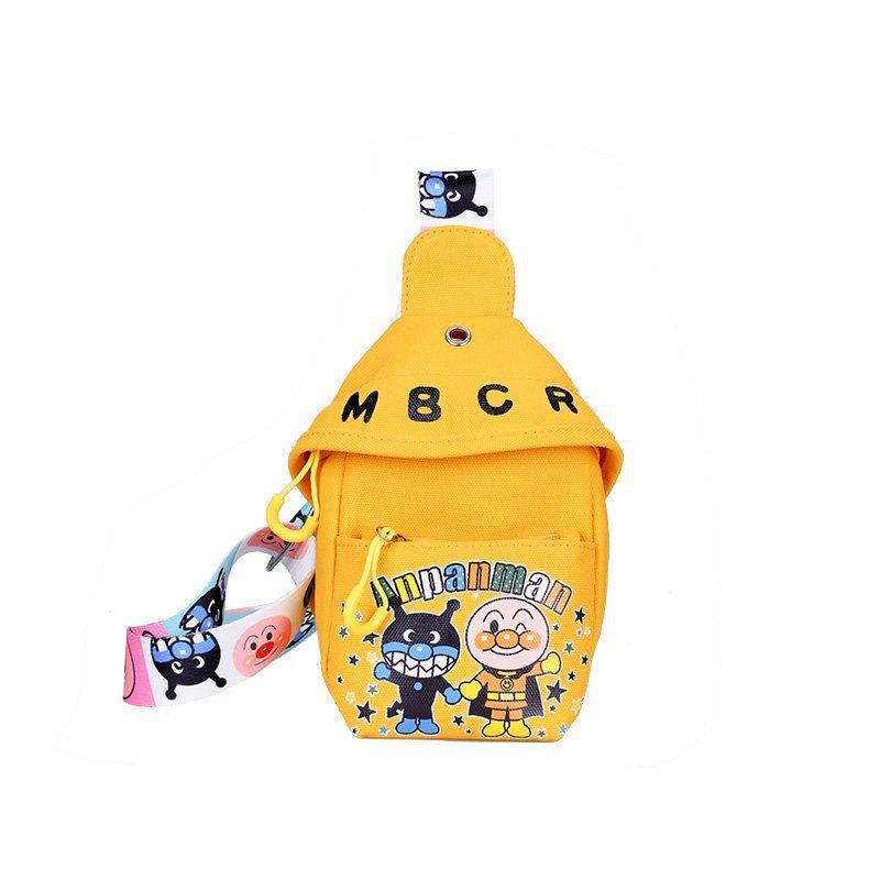Canvas Small Bag 2025 Summer New Trendy Fashion Cartoon One Shoulder Diagonal Span Chest Bag Student Bag