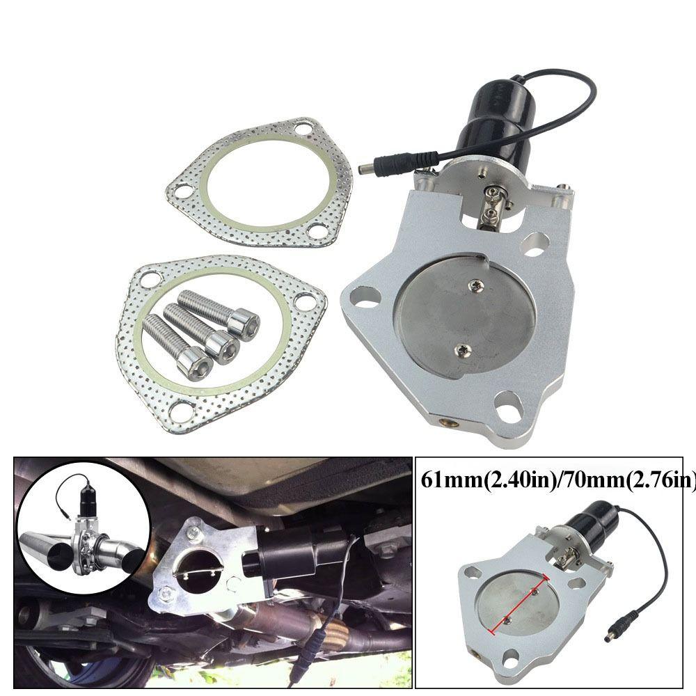 Double Valve Stainless Steel Exhaust Valve 2.5" or 3" Size Cut Out Kit  Muffler Accessory