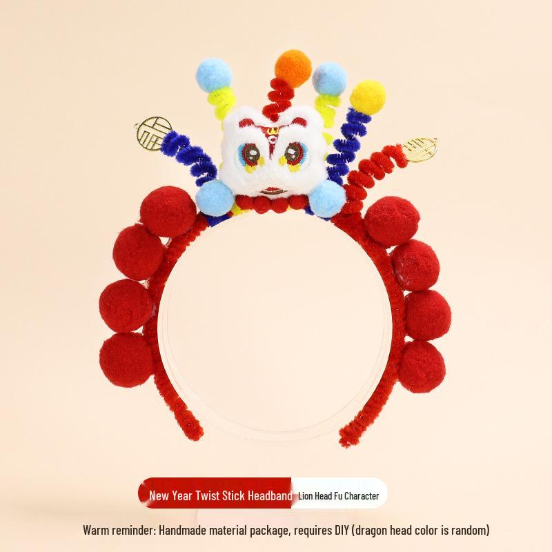 DIY Peking Opera Headband & Hair Accessories Kit for Dragon Boat Festival Team-Building Activity