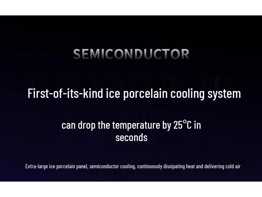 Premium Dual-System Gaming Laptop Cooler with Semiconductor Fan
