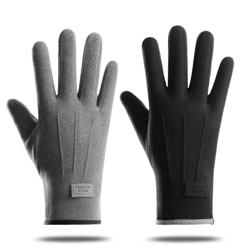 Warm Gloves for Women, Winter Men, Outdoor Cycling, Driving, Sports Cycling, with Fleece, Autumn and Winter Couple Gloves