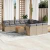 VidaXL Garden Lounge Set with Cushions 12 Pcs, Patio Sofas, Patio Furniture Set, Outdoor Furniture, 3256241