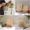 Eco-Friendly Storage Box Basket Large Capacity Pastry Basket Creative Bamboo Woven Basket  Picnic