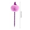 6x/Set Pompoms Ballpoint Pen 0.7mm Signature Pen Halloween Pen Smooth Writing Pen Stationery Supplies for Student