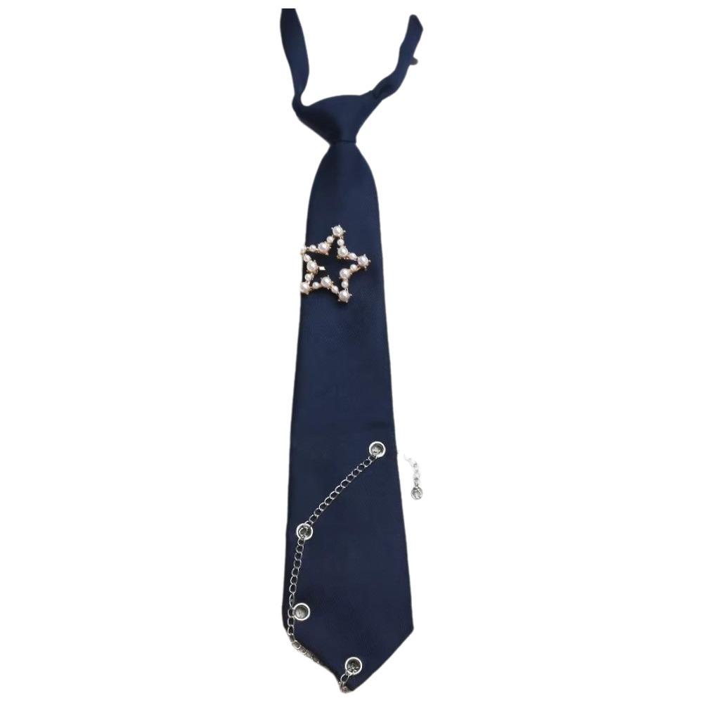 Tassels Star Tie Choker Shirt Tie Elegant Long Necktie JK Uniform Decoration