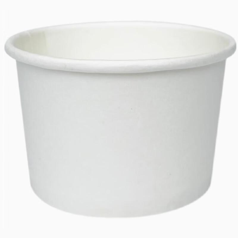 

Pabei 5oz Thickened Disposable White Ice Cream Paper Bowls