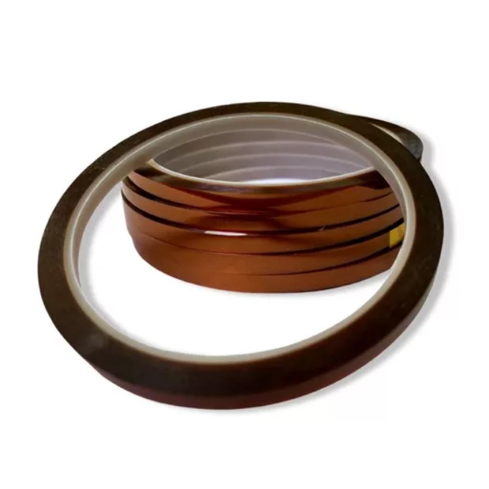 4pcs Strong Adhesive Sublimation Heat Tape 0.5cm x 33m Polyimide Heat Tape DIY