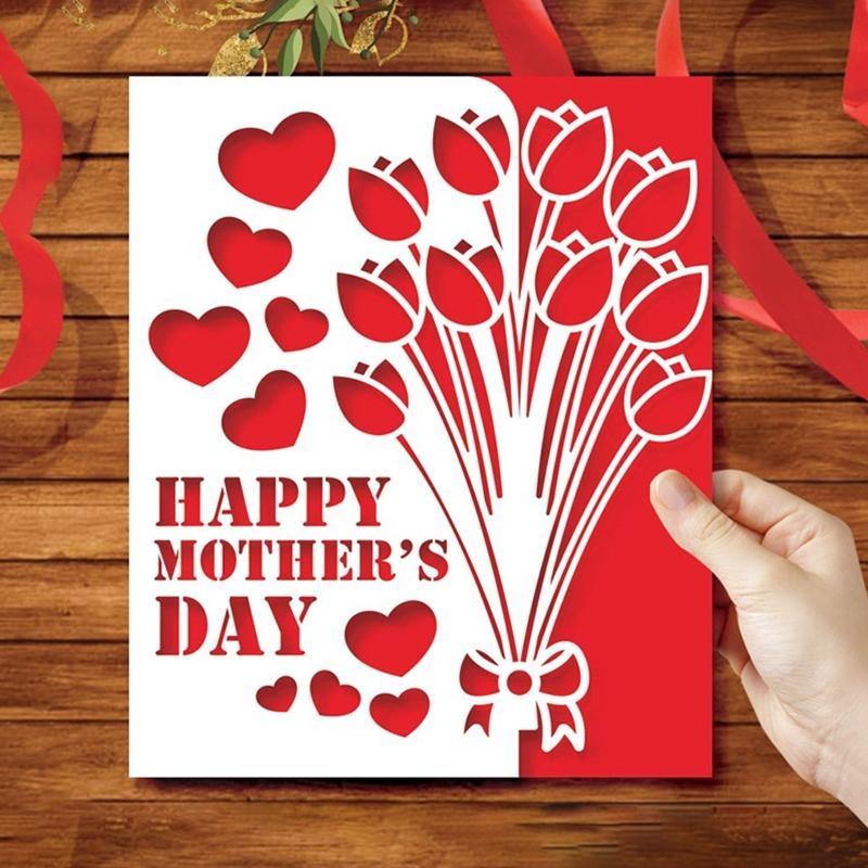 Best Mom Ever Metal Cutting Dies Scrapbooking Stencil Die Cuts Card Embossing