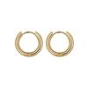 Boucles d'oreilles créoles colorées en acier titane pour hommes et femmes - Manchettes d'oreilles tendance été 2022