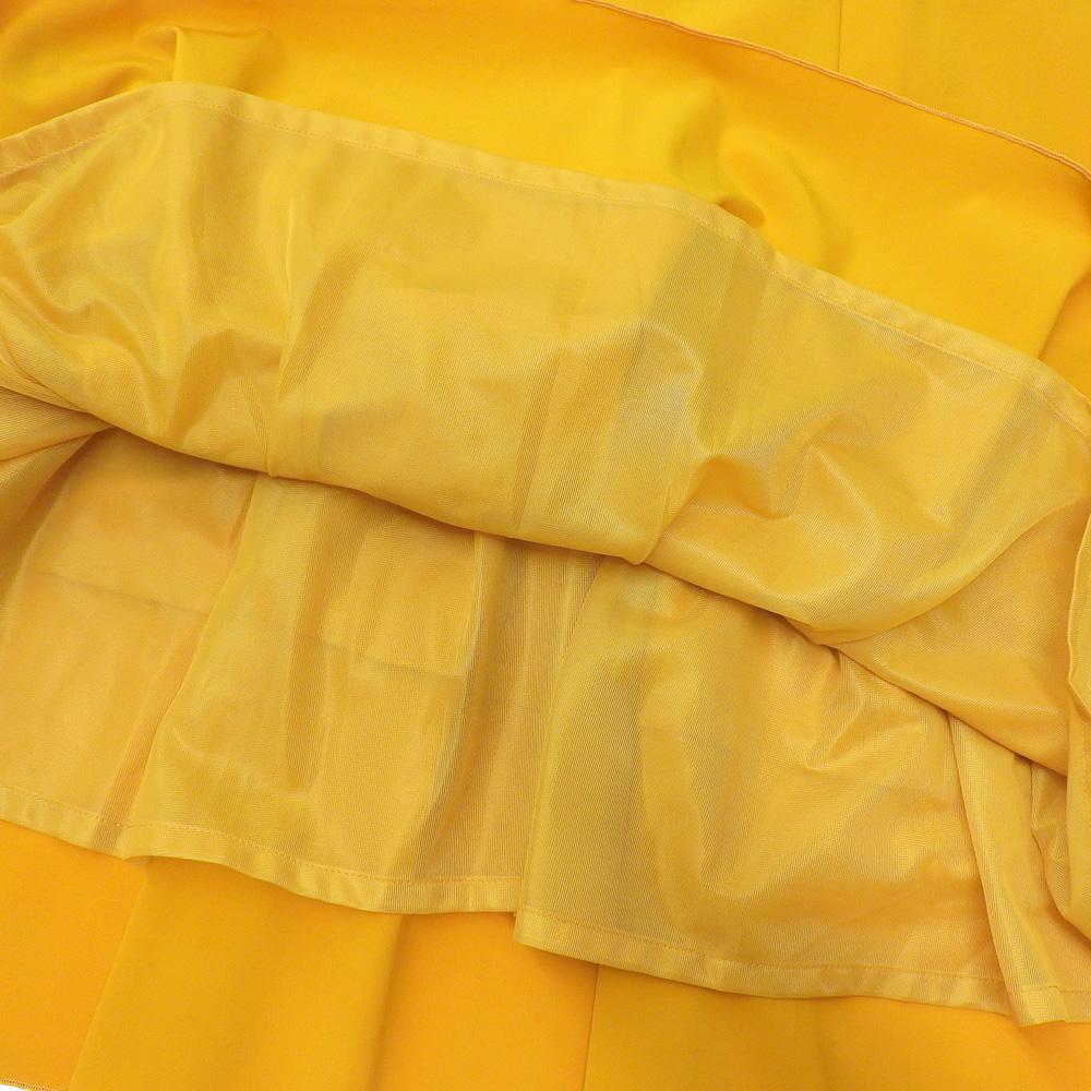 FOXEY NEW YORK Excellent condition polyester ruffle sleeveless dress, yellow, size 38, 38336-NSOFN115L dress 38 yellowUsed