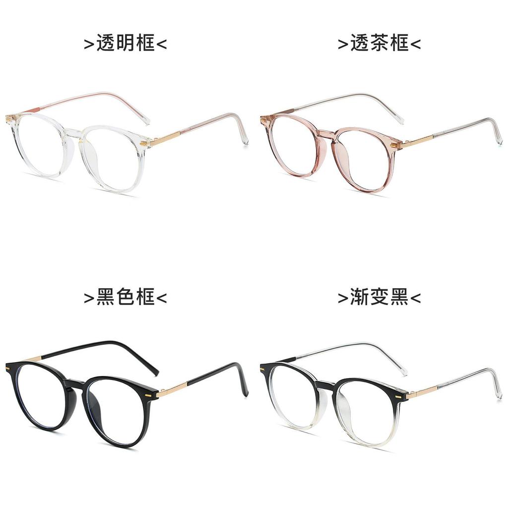 Hanbok Style Retro Transparent Eyewear Frame With Blue Light Protection For Daily Use