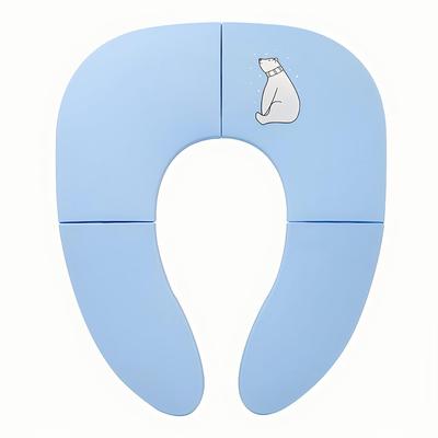 Klapptoilette Toilette Hilfstoilette Einfach zu bequem Geeignet für Mädchen und Baby Assist Seat, Kindertrainingssitz Faltbare Tragetoilette