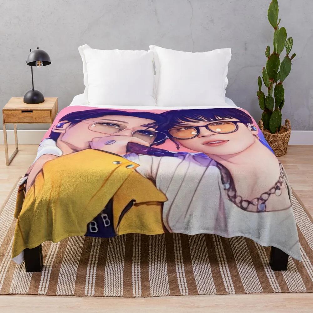 Jikook concert Throw Blanket Luxury Designer Blanket valentine gift ideas Extra Large Throw Blanket 30x40in