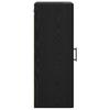 Wall Mounted Cabinet Black Oak Effect 34.5 x 34 x 90 cm