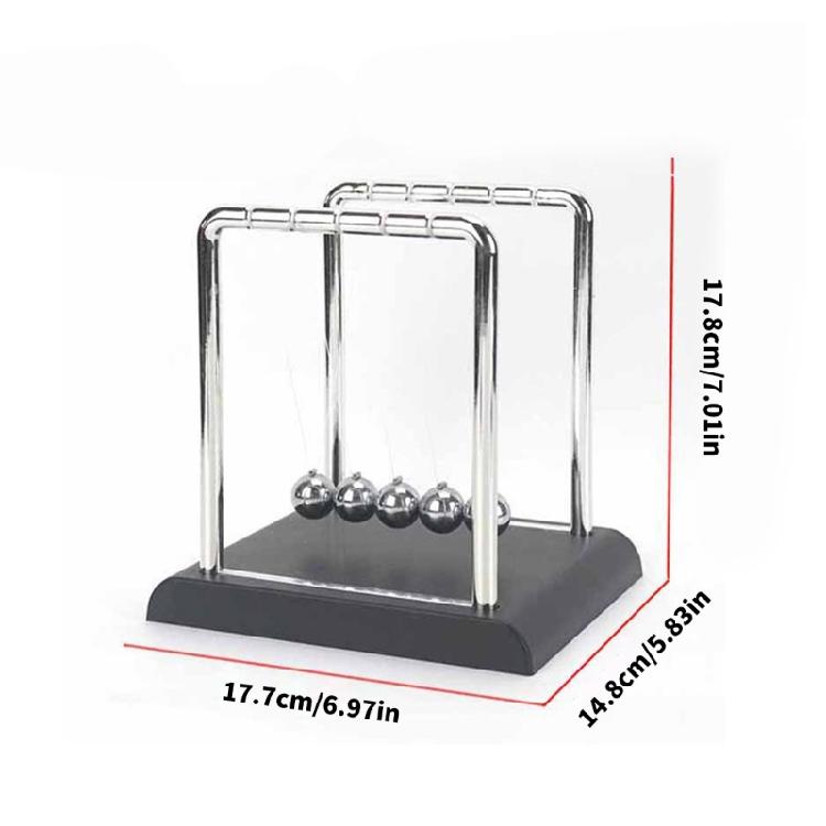 Newtons Cradle Balance Balls with Base Physics Toys for Physics Learning And Desk Decoration