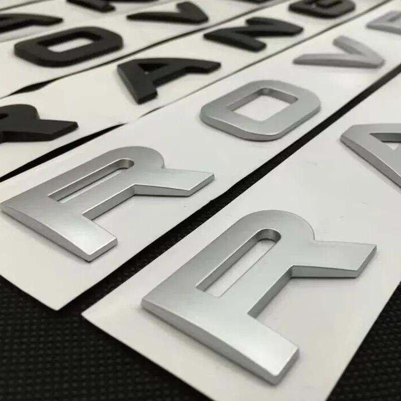 Letters Emblem for RANGE VELAR SV Autobiography Ultimate Edition DISCOVERY SPORT Car Styling Hood Trunk Logo Badge Sticker
