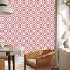 Checkerboard wallpaper coral and white, soft shapes 50x1000
