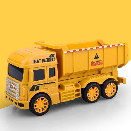 Engineering Vehicle Toy Flexible Joints Simulation Inertial Pull Back Sliding Dump Truck Bulldozer Excavator Model Gifts for Boys
