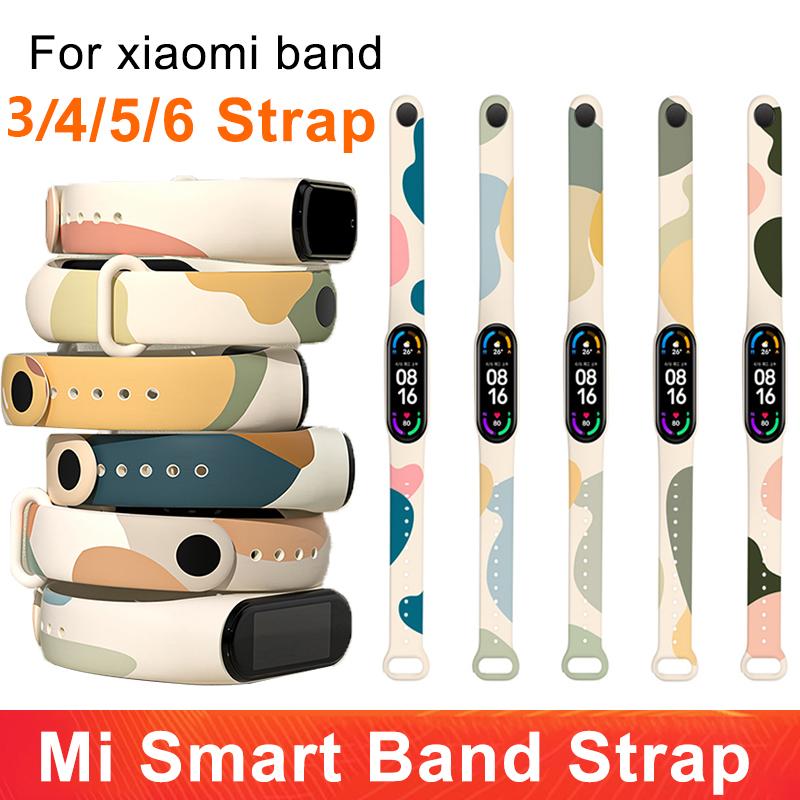 Morandi cinta para xiaomi mi banda 6 5 4 3 pulseira de silicone pulseira de pulso para amazfit xiaomi mi banda 6 5 banda colorida para miband 3 4 5 6 pulseira de pulso