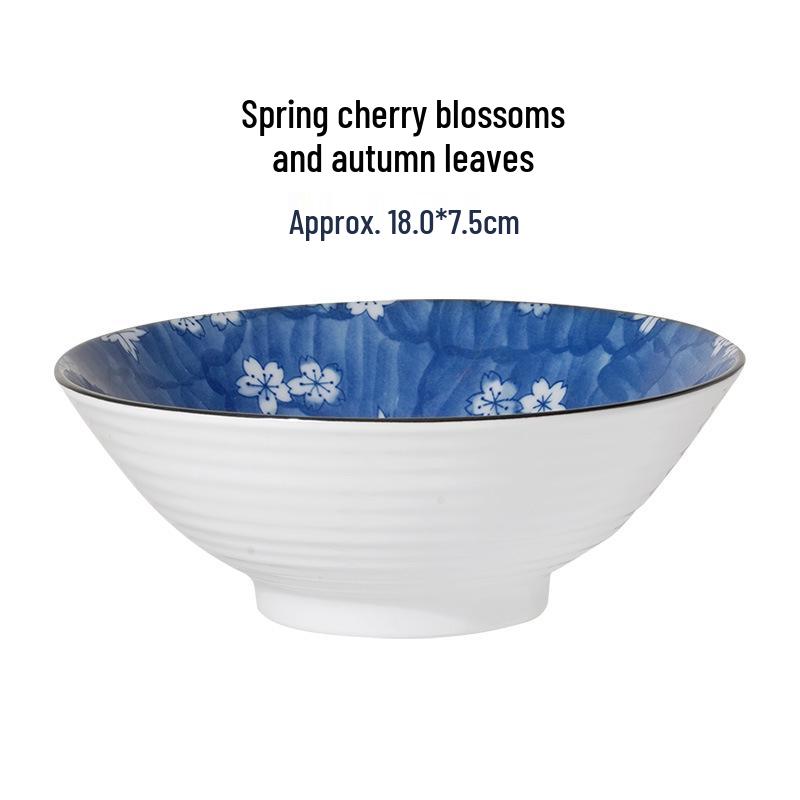 Japanese Style 7-Inch Conical Ramen & Rice Bowl