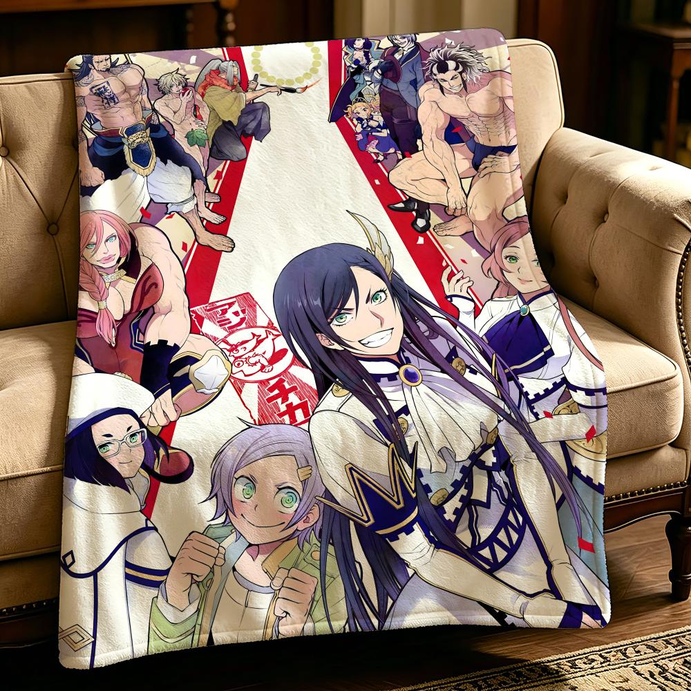 anime R-Record of Ragnarok-k Throw Thick Comfort Flannel Quilt, Multi-scene Use Indoor Outdoor Daily Nap