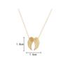 Ladies Jewelry Angel  Necklace Pendant Clavicle Chain Gift For Women Present