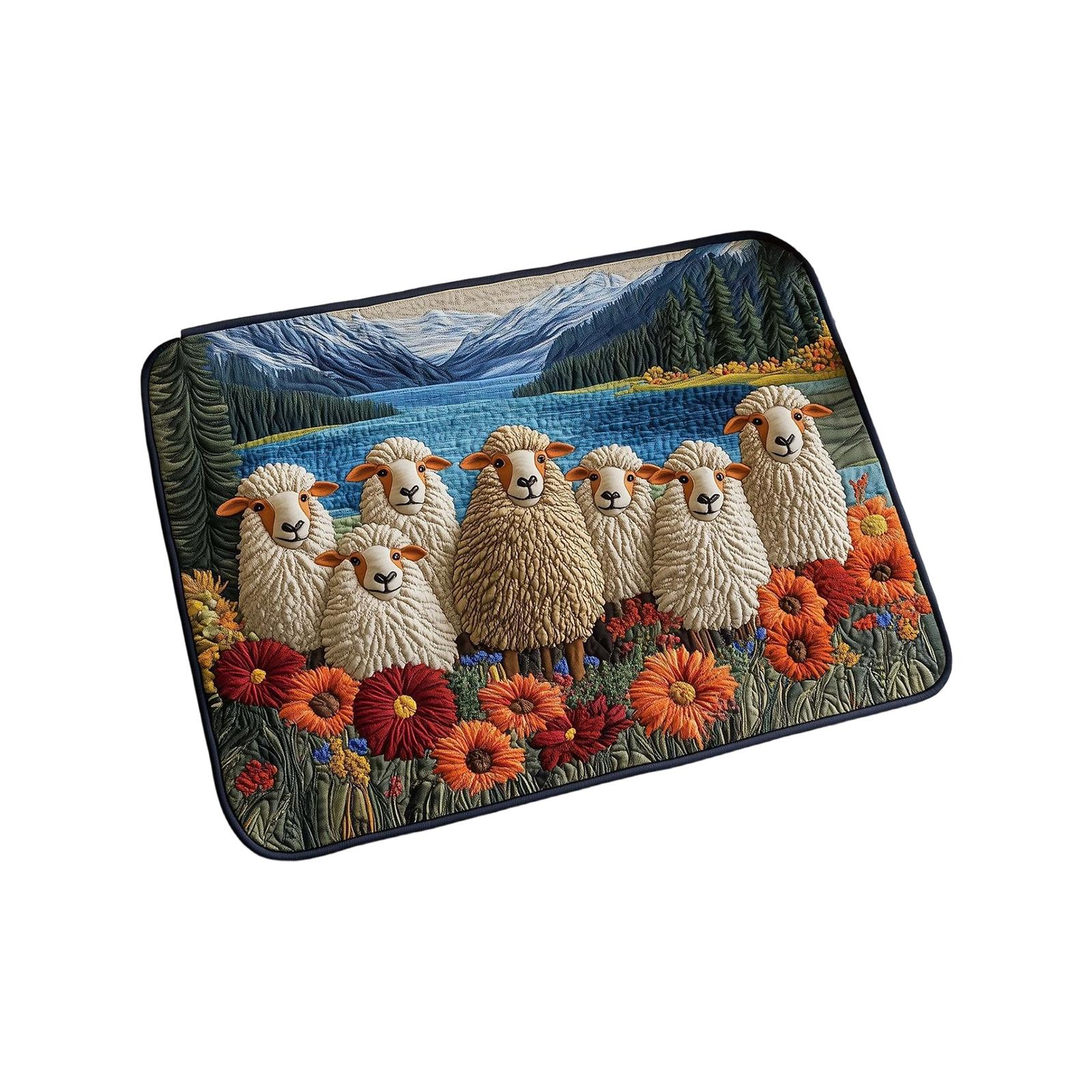 

Bohemian Entrance Floor Mat, With Bright Colors And Strong Water Absorption, Easy To Clean One Size