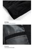 Men's Large Lapel Corduroy Jacket - Stylish Embroidered Spring/Autumn Coat