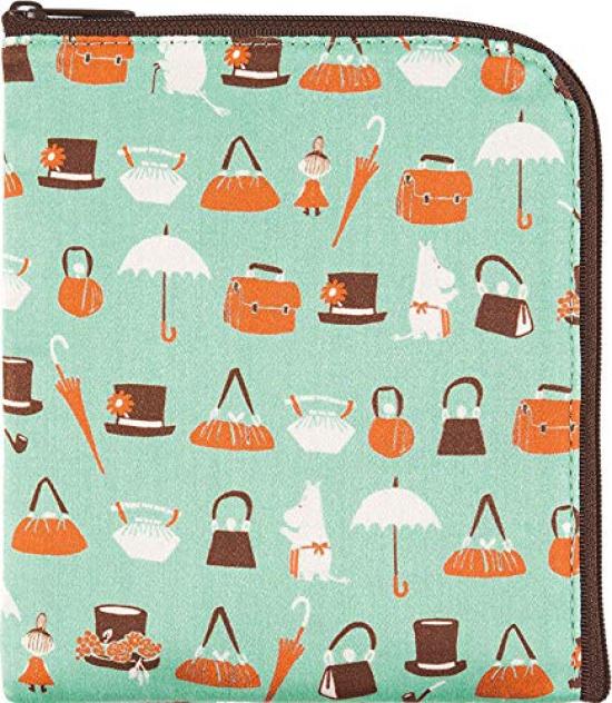 Miyamoto Towel Made In Japan Flat Mini Pouch Moomin X X 1 Cm (Miyamoto-towel) Bag, Blue, 13.5 15.5