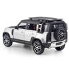 1/24 Sound&Light Model Pull-Back Car Toy Vehicle for Land Rover Range Rover Suv Door Open Collection Dislay White Birthday Gift