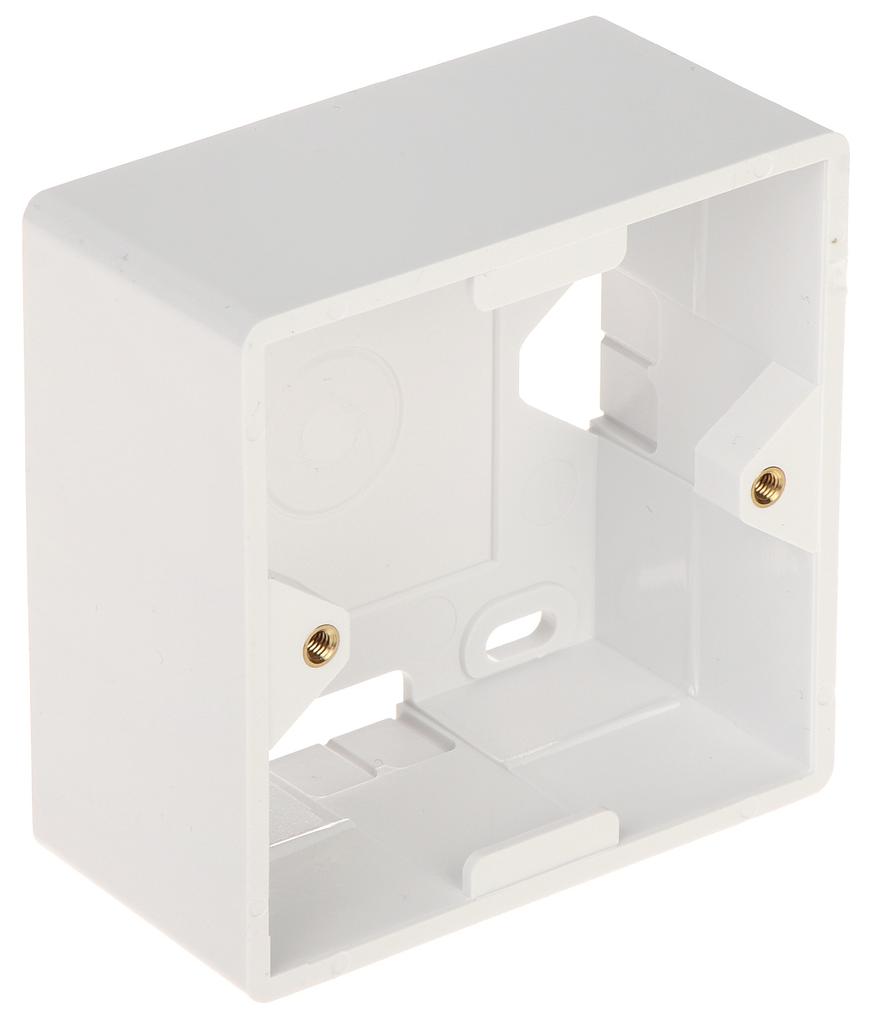 Surface-mounted box for modular Keystone sockets Fx-Sx9-0
