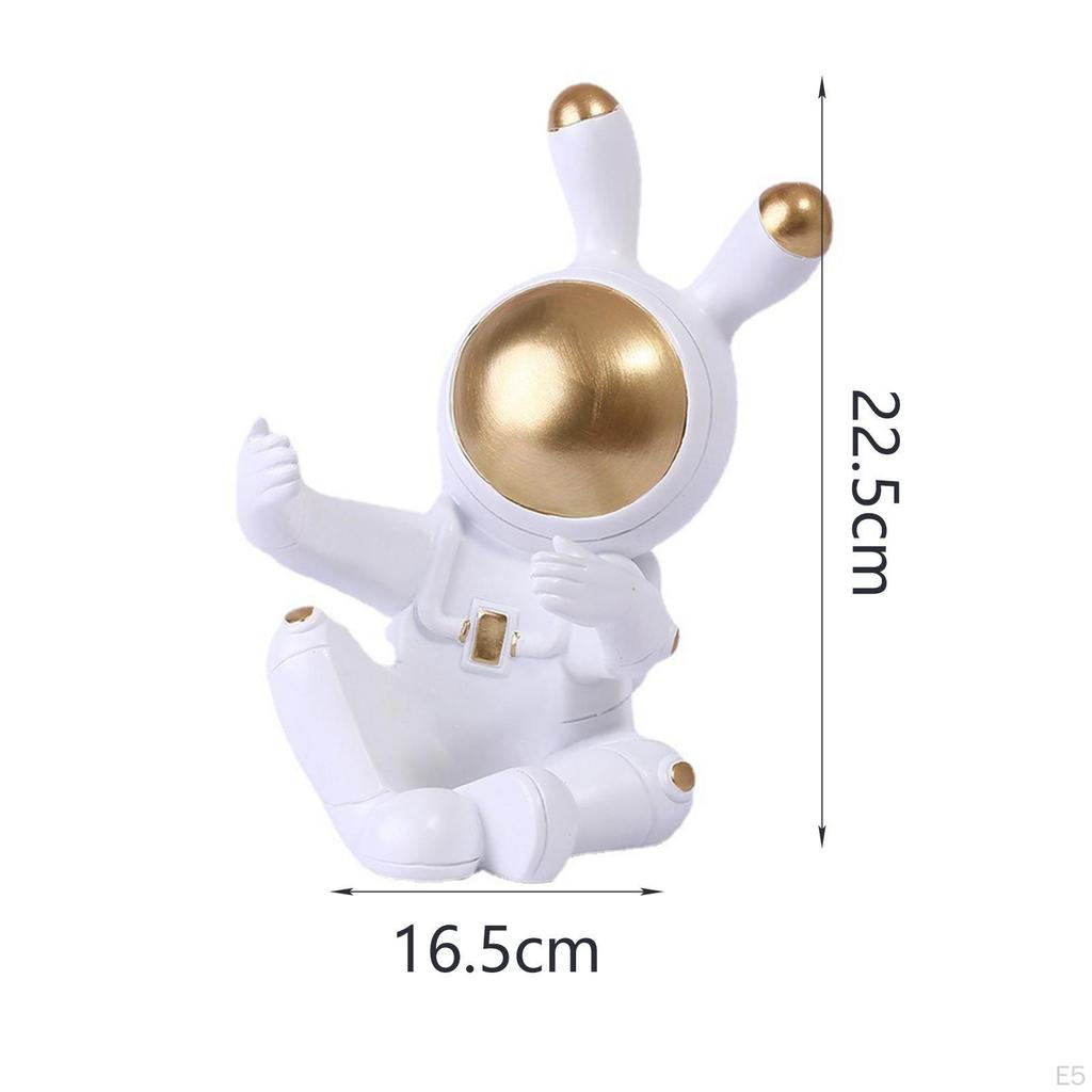 Statue Bunny Figurine Animal Sculpture Resin Craft for Entryway Dining Room Shop