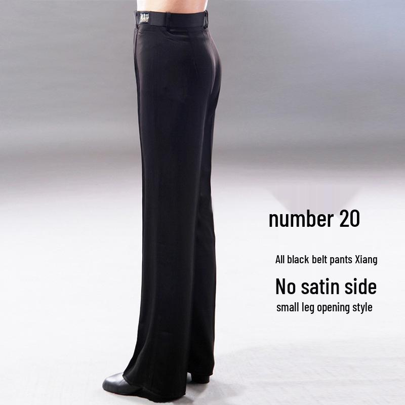 Pantalones de Baile Latino de Rendimiento Ajustados para Hombre Dankai