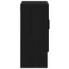 Wall Mounted Cabinet in Black Oak Finish 60 x 31 x 70 cm