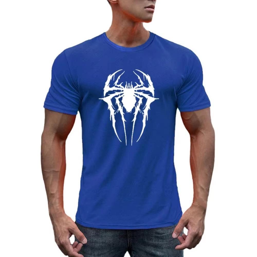 Men'S Training Jogging Loose Breathable Top Gym Workout Sports Quick-Drying T-Shirt Summer Casual Street Oversized Short Sleeves