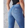 Broken Hole Pant Micro-laundry Women's Jeans Slim and Thin High-waisted Elastic Trousers