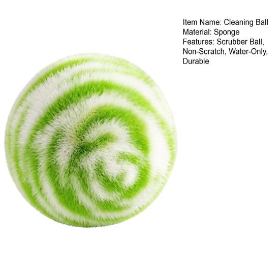 Hard Water Stain Eraser Non-Scratch Cleaning Scrubber Ball, Gentle Reusable Removal Sponge, Deep Gap Brush Tool for Ceramic Marble Surfaces Heavy