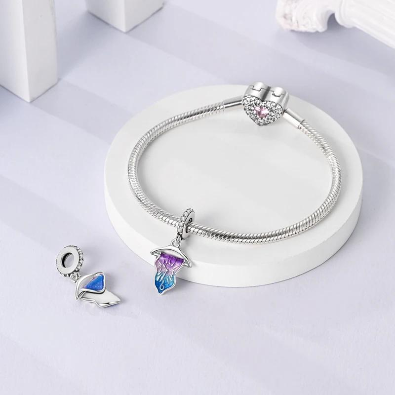 Charms Platadali'S Distorted Time Pendants Beads Fit Originalbracelets Charms For Women Jewelry Diy Making Fine Gifts