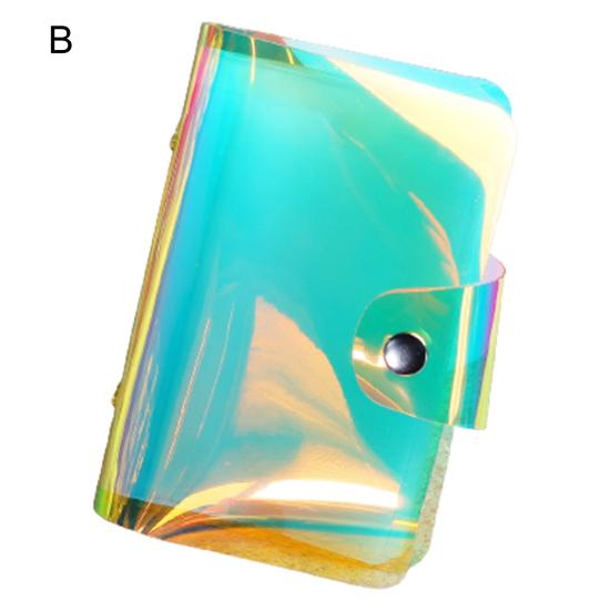 Nail Template Container Transparent Multi-slots Design Waterproof Space-saving PET Rectangle Nail Art Stamping Templates Storage Bag