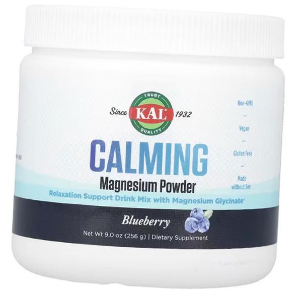 

Магний Глицинат в Порошке, Calming Magnesium Powder, KAL (36424068) 256g Blueberry