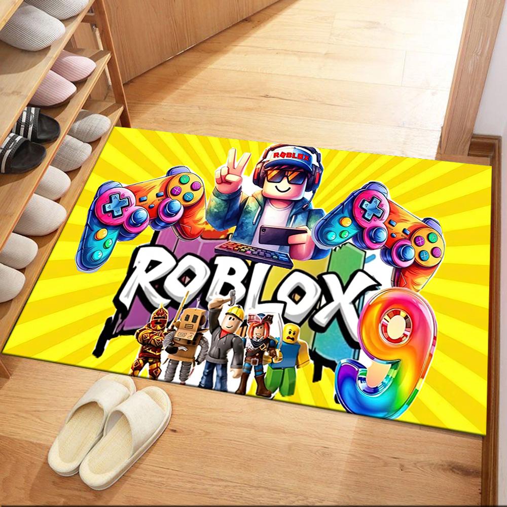 

Roblox Virtual Arena Adventure Square rugs are a great choice for living rooms, bedrooms, home décor, and as gifts. 40cmx60cm