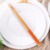 1Pairs 24CM Classic Wooden Chopsticks Reusable Sushi Kitchen Tool Natural Bamboo Chopsticks