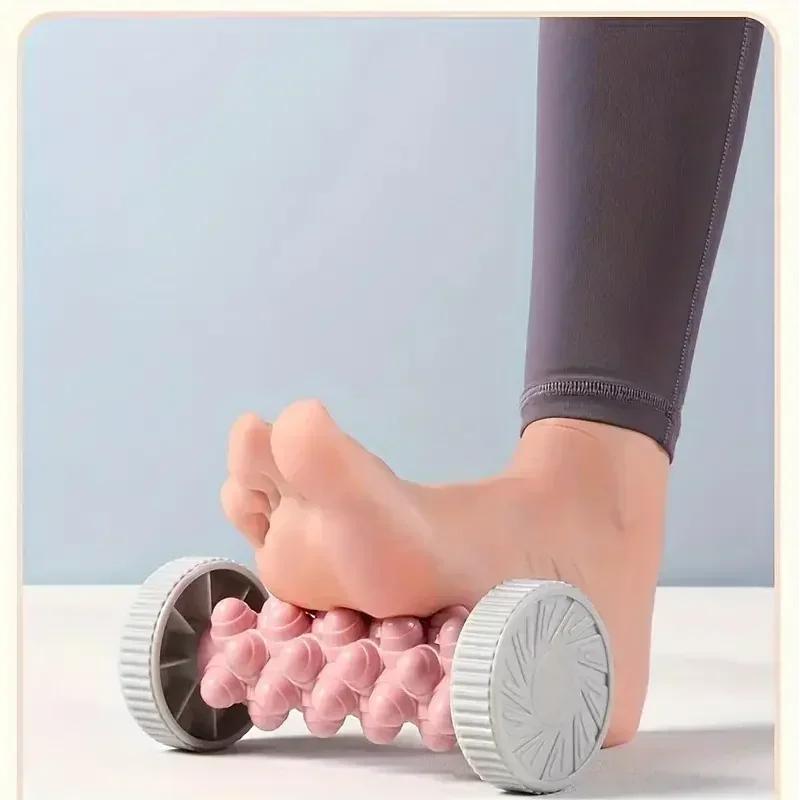 Fußmassagegerät Rolle Hand Fußmassagegerät Tiefengewebs-Muskelmassagegerät Rolle Fußreflexzonen-Werkzeug für Fitness Yoga
