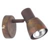 Adjustable Spotlight - BRILLIANT - Lava - Copper Metal - Diameter 8.5 Cm - Indoor