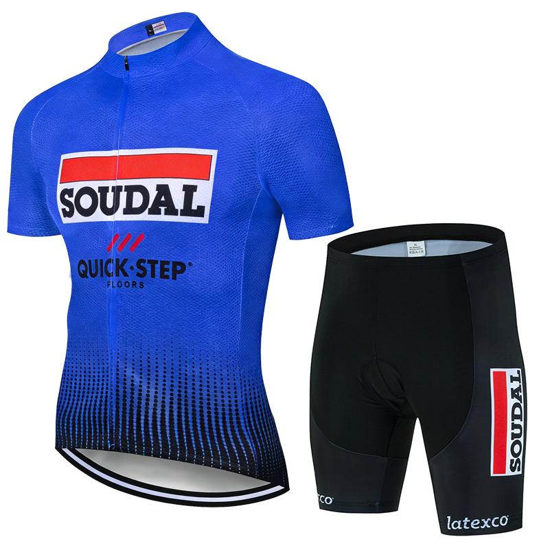 

Men Summer Short Sleeve Cycling Jersey Set MTB Maillot Ropa Ciclismo Bicycle Wear Breathable Cycling Clothing 2026 Summer Breathable Cycling Suit Set Asian size-S