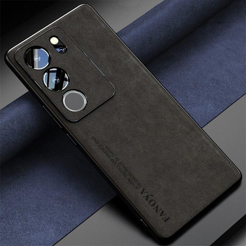 For Vivo V29 Case Luxury PU Leather Phone Back Cover For Vivo V29 Pro Lite V27 V27E V25 V23 5G Coque Silicone Shockproof Bumper