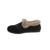 Hairy edge beanie shoes women's winter retro one-pedal lazy soft-soled cotton shoes velvet loafers women
