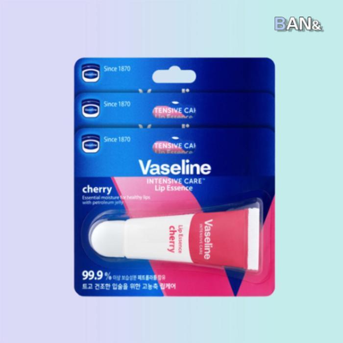 Vaseline Lip Essence Cherry 10ml x 3 (30430338) Essence Cherry 10ml